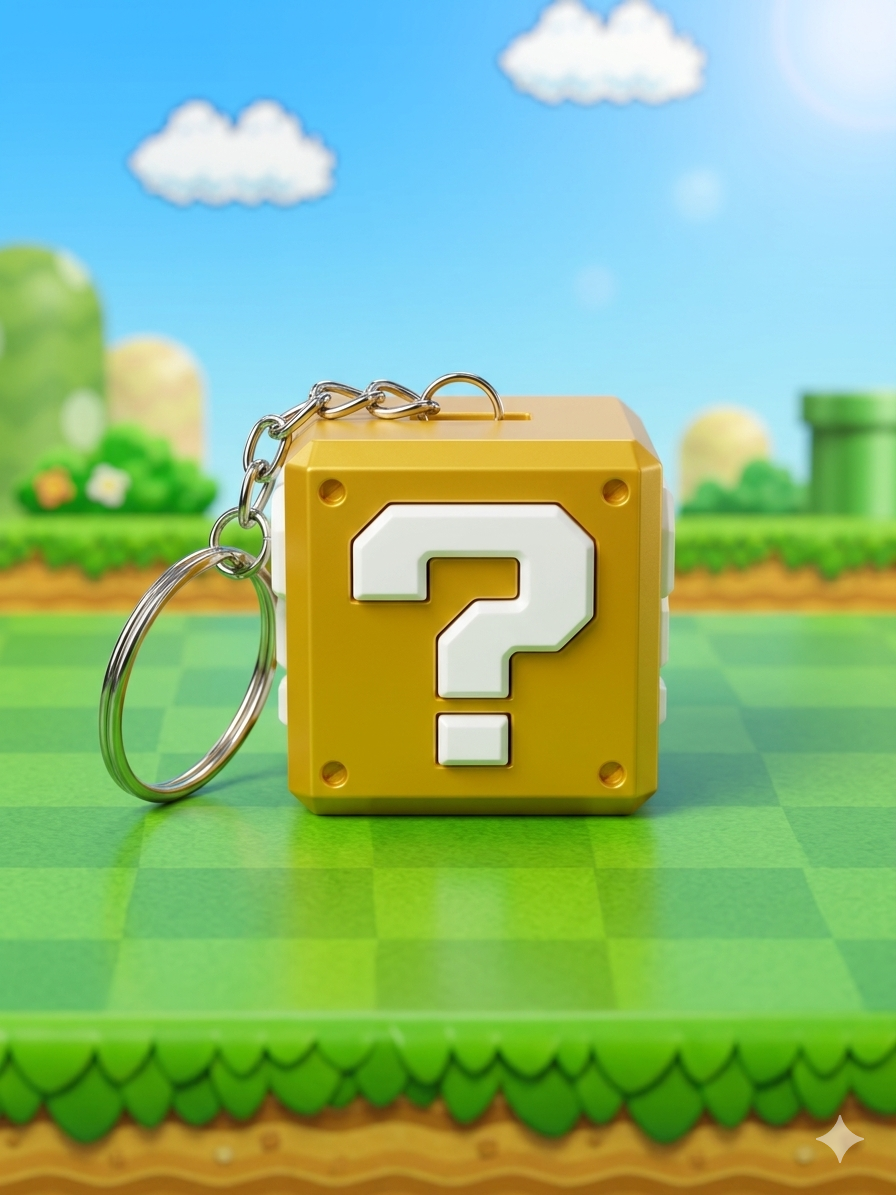 Llavero Bloque de Pregunta Super Mario Bros - Imagen 2