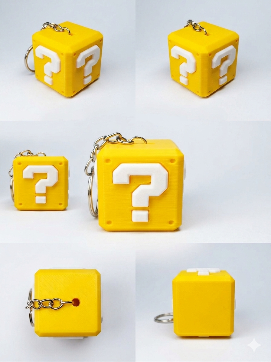 Llavero Bloque de Pregunta Super Mario Bros - Imagen 3