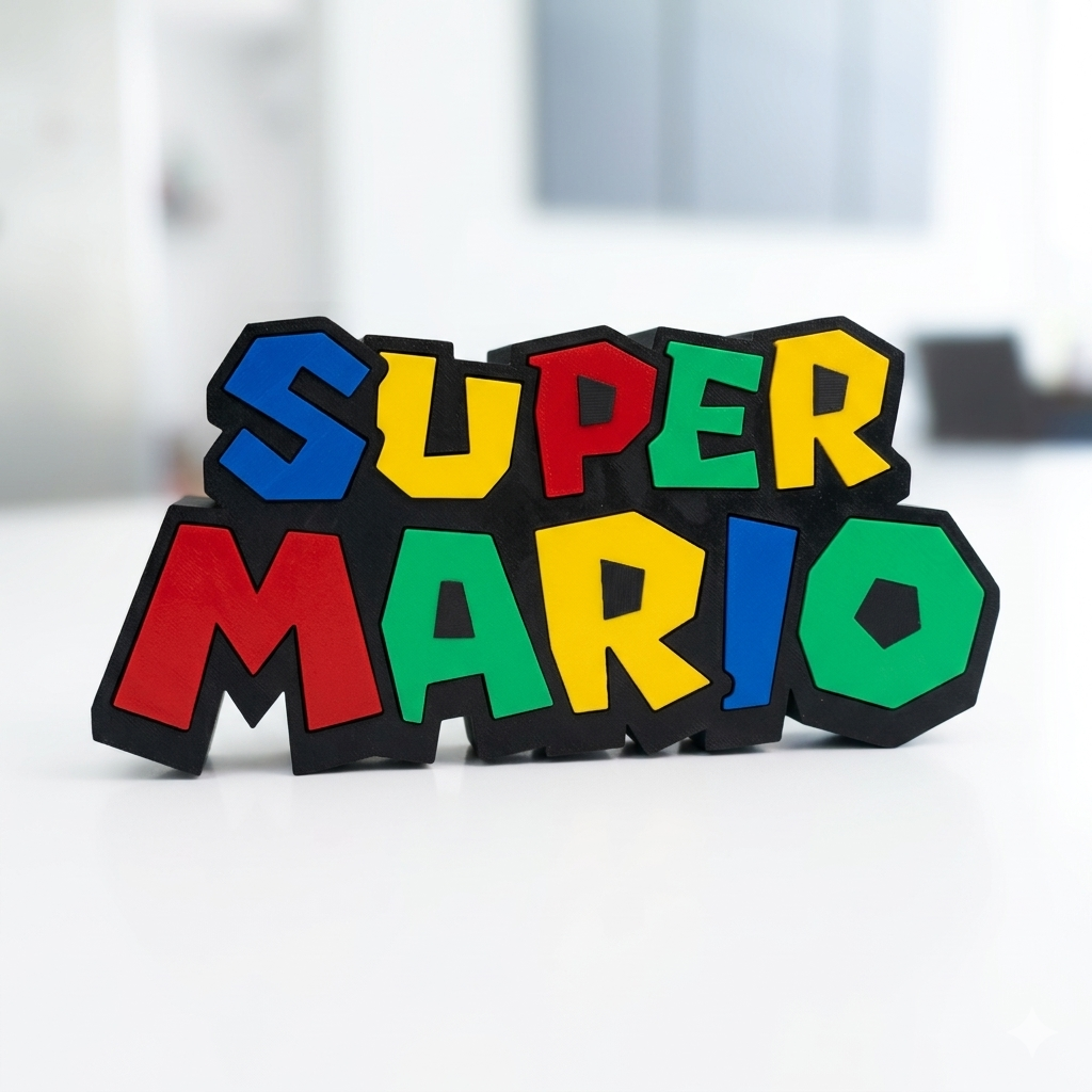 Lámpara LED RGB Super Mario Bros