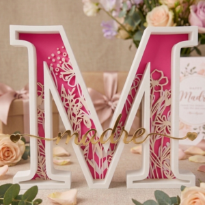 Letra Grande - Decoración Floral