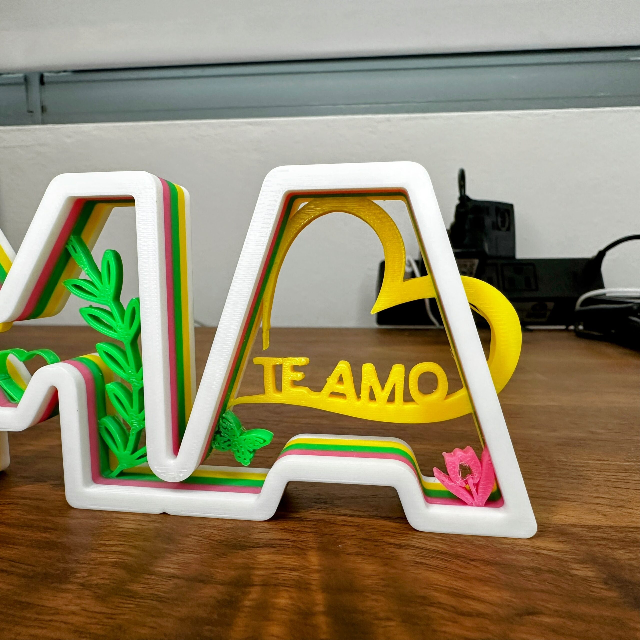 Letras Decorativas 3D - MAMA Te Amo - Imagen 6