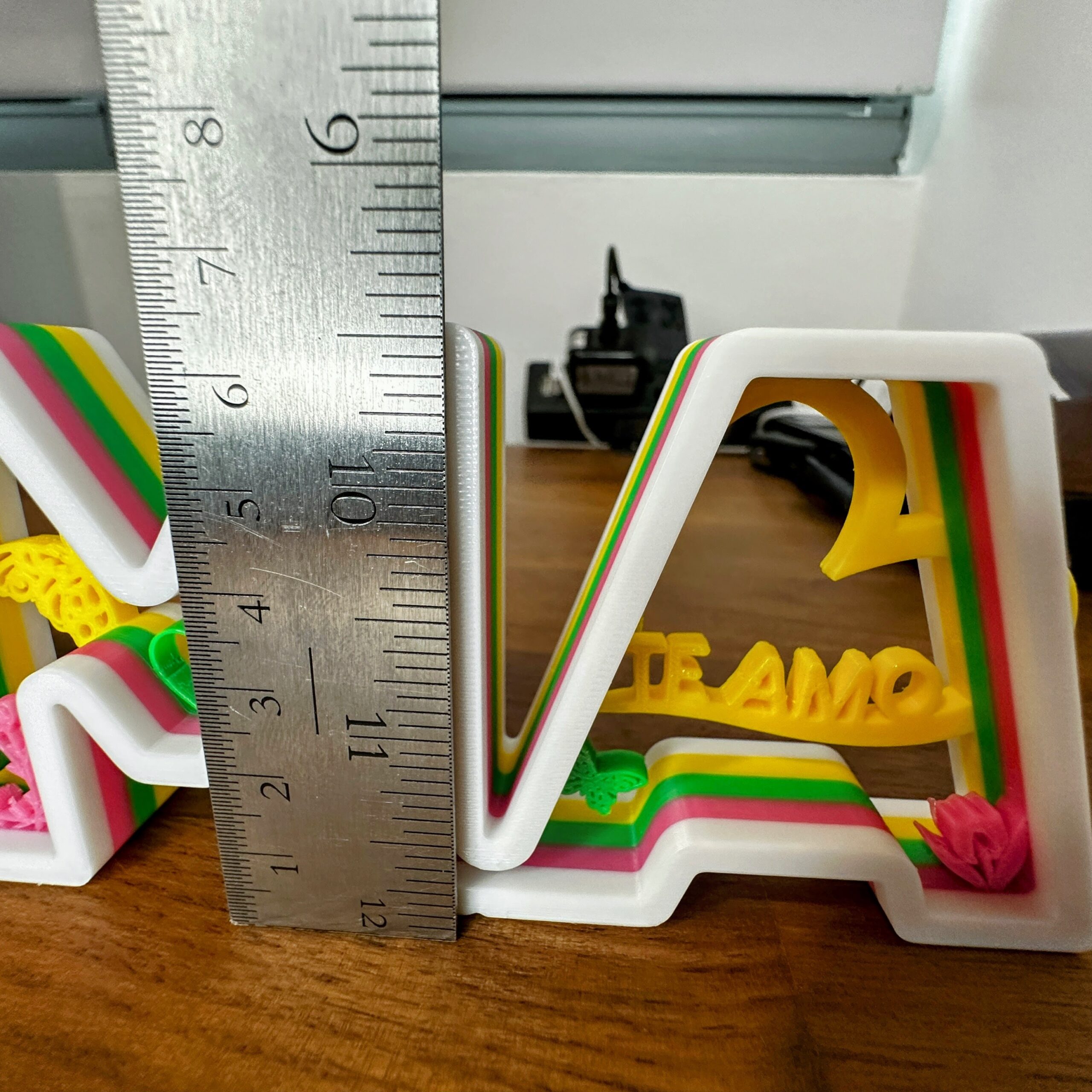 Letras Decorativas 3D - MAMA Te Amo - Imagen 3