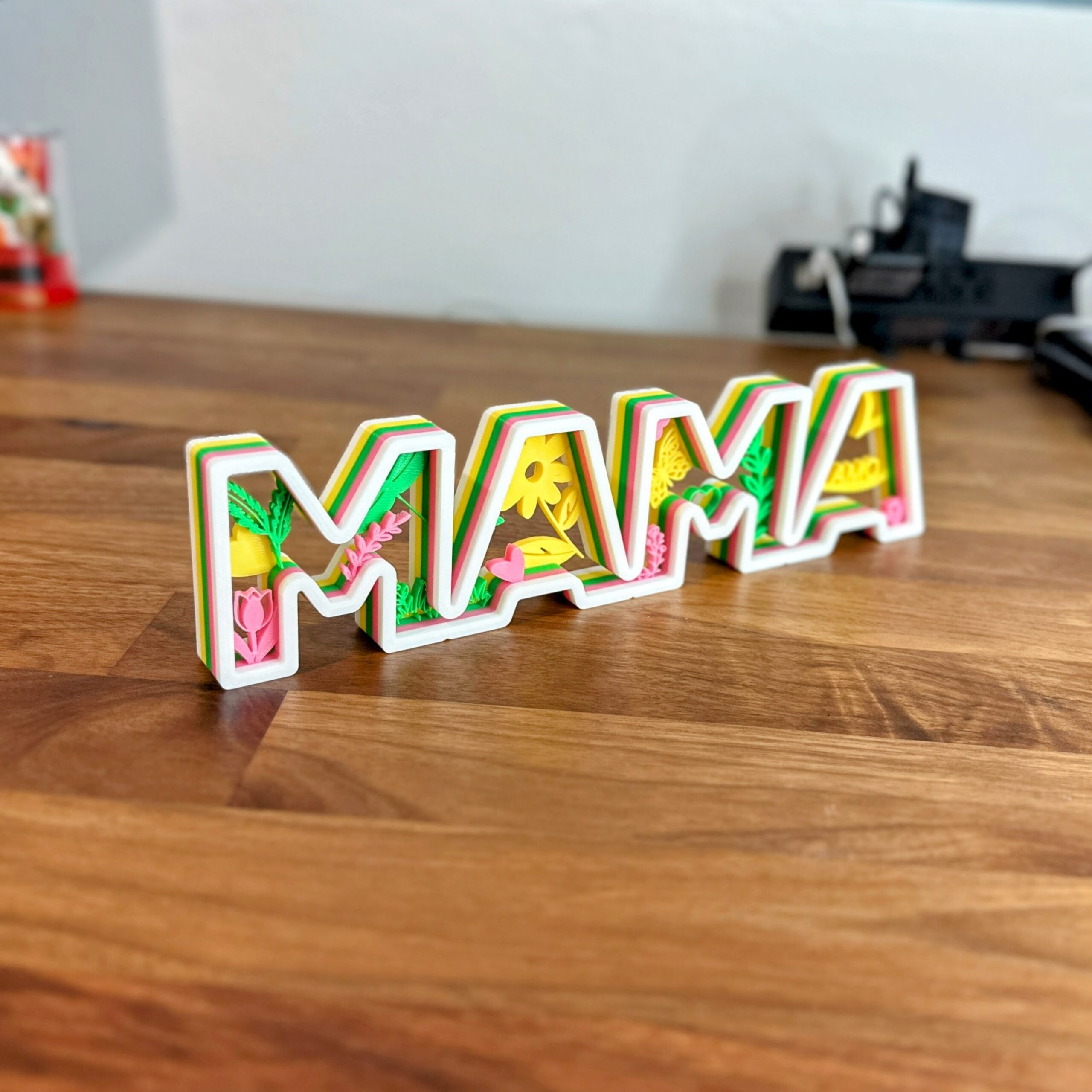 Letras Decorativas 3D - MAMA Te Amo - Imagen 2